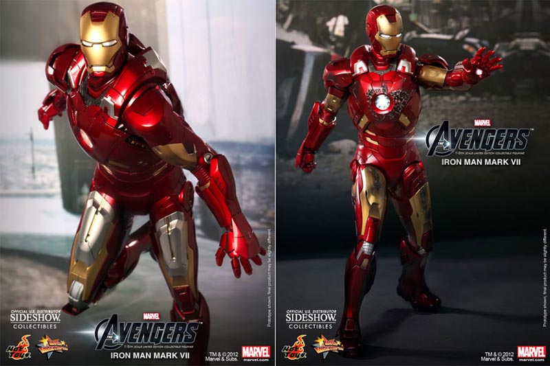 Iron Man Mark VII Collectible Action Figure Gadgetsin Iron Man Mark VII Collectible Action Figure Gadgetsin