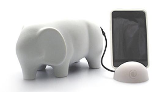 Ceramic Elephant Portable Speaker