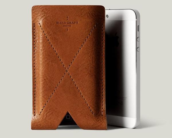 Hard Graft Leather iPhone 5 Card Case