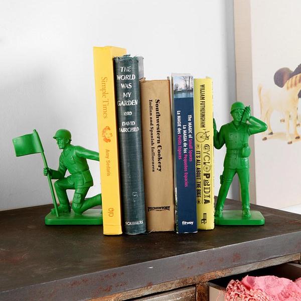 Toy Soldier Book Ends