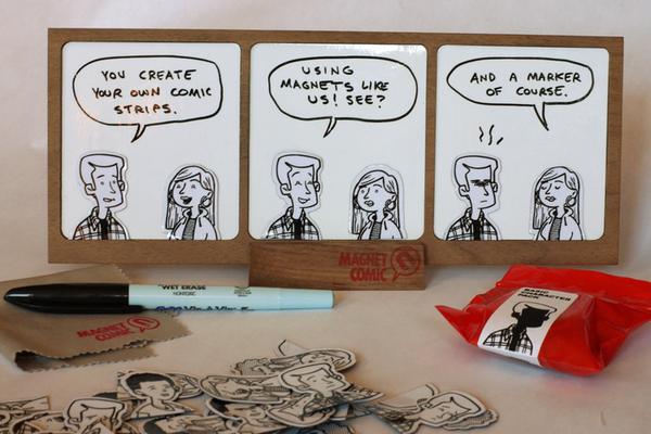 Magnet Comic Customizable Dry-Erase Comic Strip