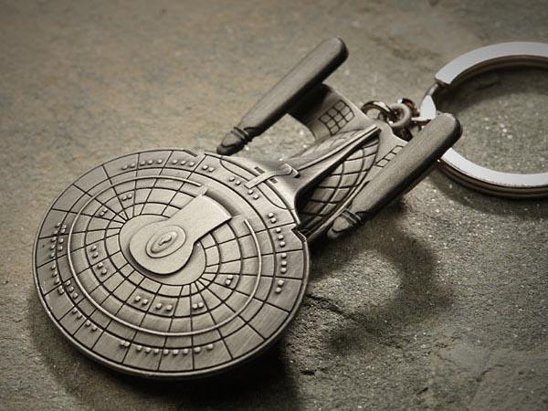 Star Trek U.S.S Enterprise Licensed Metal Keyring 
