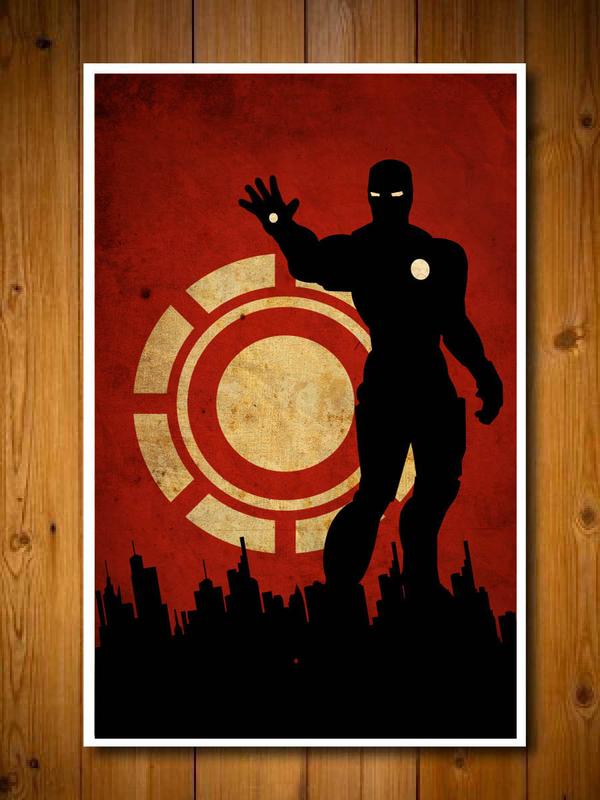 Superhero Inspired Poster Set
