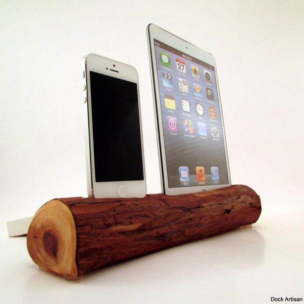 The Handmade Docking Station for iPhone 5 and iPad Mini