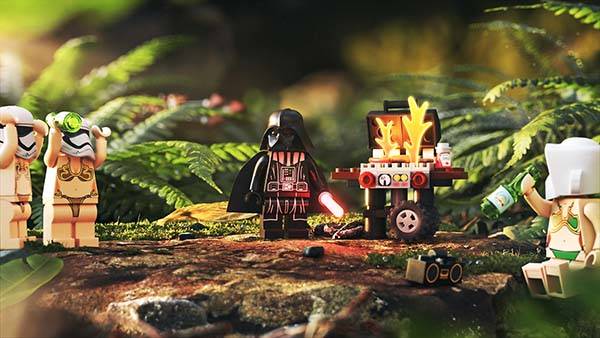 LEGO Darth Vader Had Star Wars BBQ Party with Kylo and Stormtroopers