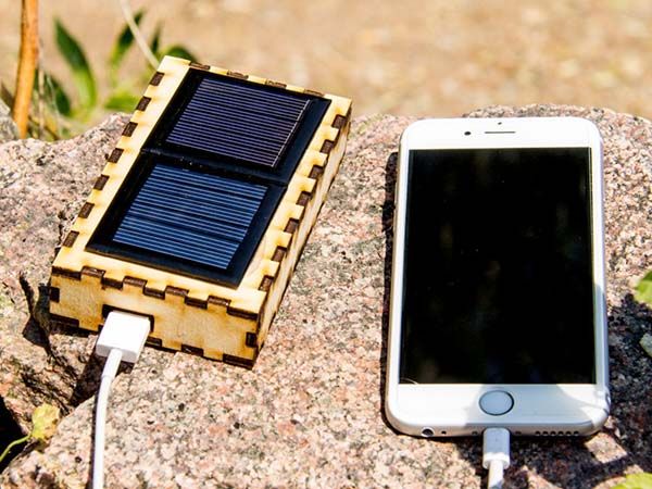 Handmade Portable USB Solar Charger Kit