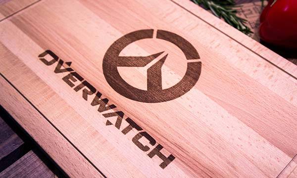 Handmade Overwatch Wood Cutting Board
