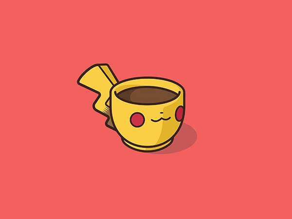 Pop Culture Coffee Mug Mashups - Pikachu