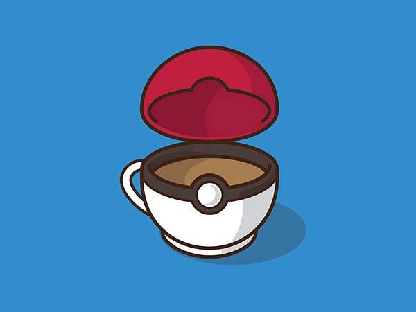 Pop Culture Coffee Mug Mashups - Pokeball