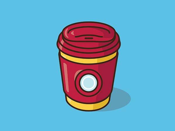 Pop Culture Coffee Mug Mashups - Iron Man