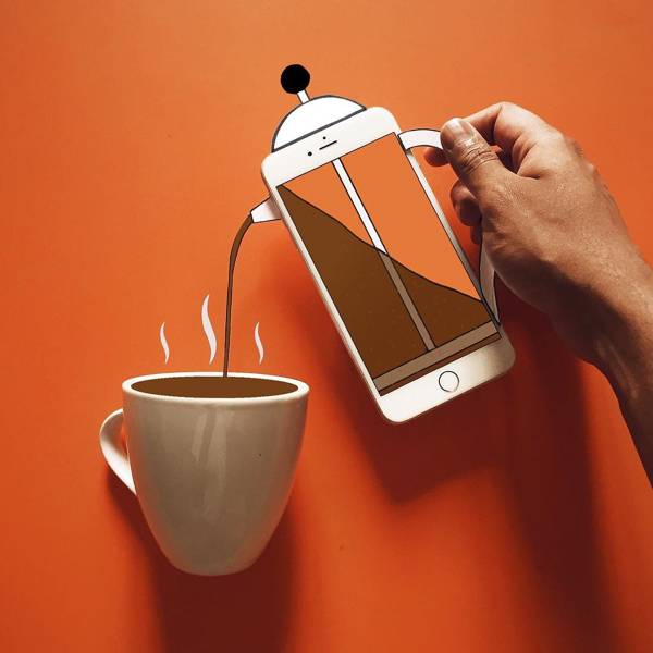 Creative Mashups Built with iPhone and Paper Crafts