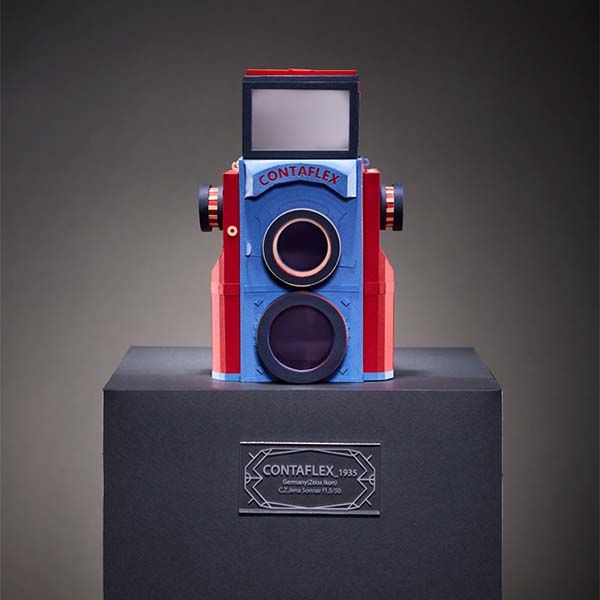 Vintage Camera Papercrafts - Contaflex