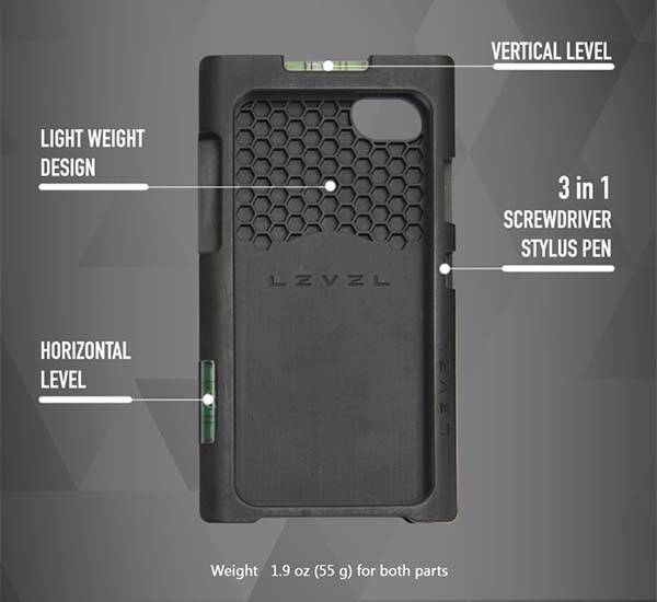 Level iPhone 7 Case with Optional Multi-Tools
