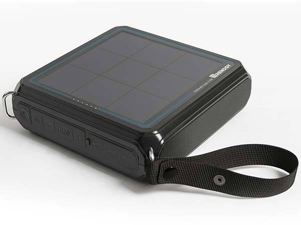E.Tunes Portable Solar Bluetooth Speaker