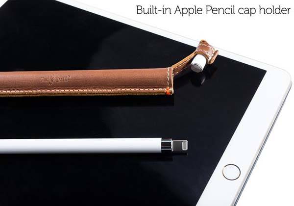 The Quill Magnetic Leather Apple Pencil Case