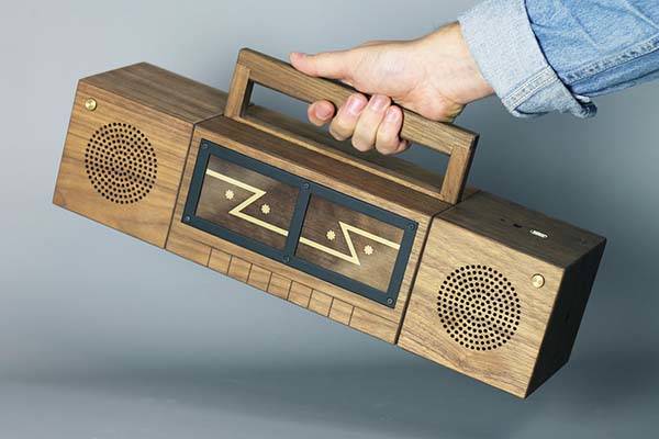 Zette System Handcrafted Boombox Inspired Portable Game Console