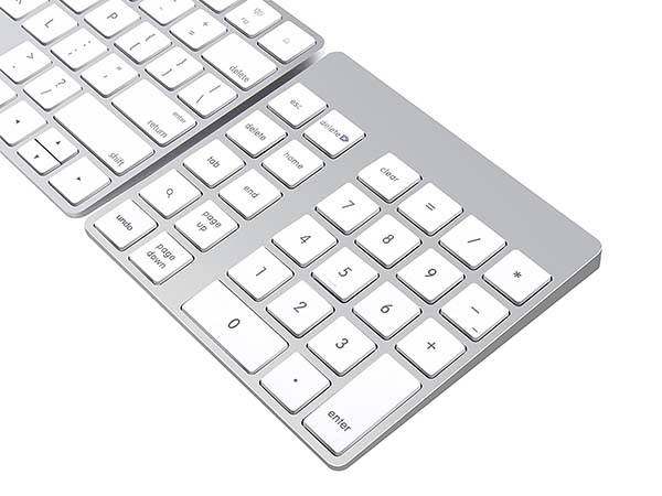 Cateck Aluminum Bluetooth Keypad for Apple Magic Keyboard