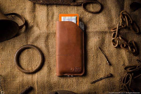 CrazyHorseCraft Handmade Leather iPhone X Case