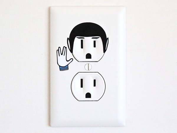 The Pop Culture Inspired Wall Outlet Art Stickers