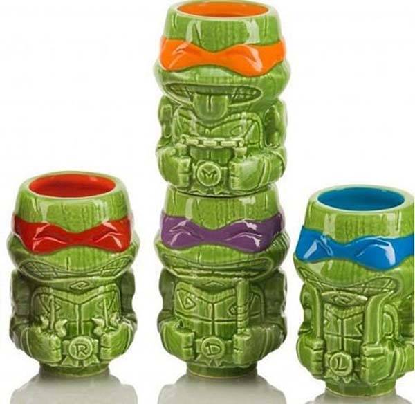 Teenage Mutant Ninja Turtles Tiki Mini Mugs