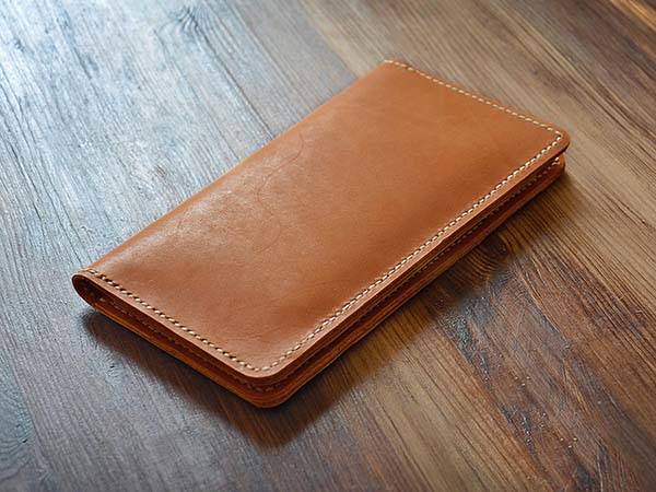 Handmade Customizable Leather Boarding Pass Wallet