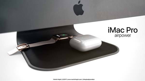 The iMac Pro with AirPower Wireless Charging Pad