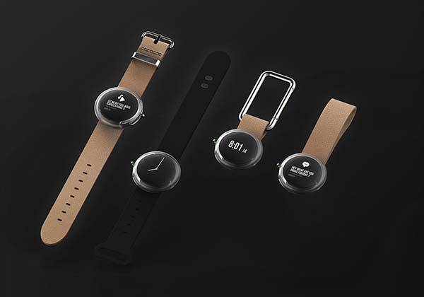 2017 Pebble Watch with a Unique Side Switch