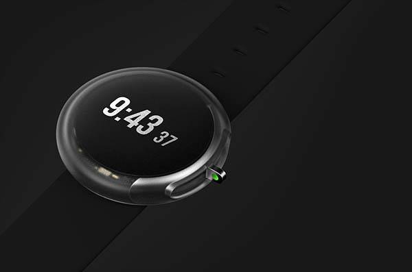 2017 Pebble Watch with a Unique Side Switch