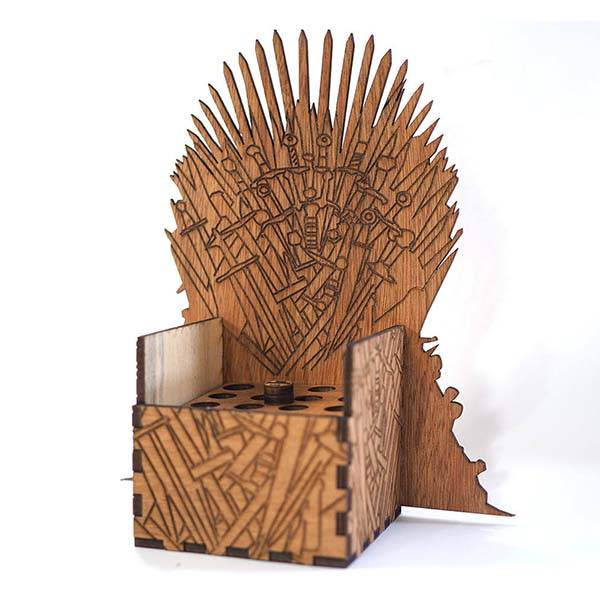 Handmade Game of Thrones Iron Throne Desk Organizer