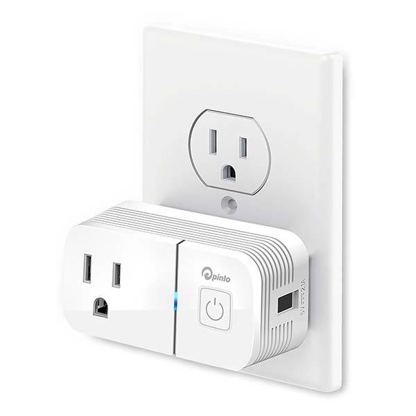 Pinlo Smart Plug with USB Port Supports Amazon Alexa and Google Assistant