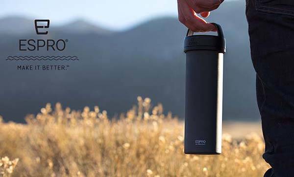 Espro Hydration Bottle with Coffee Press