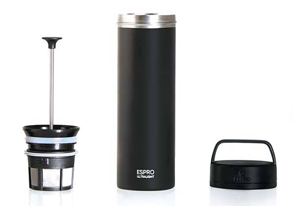 Espro Hydration Bottle with Coffee Press