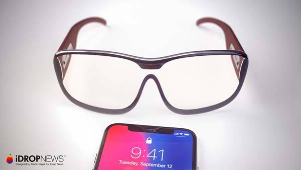 Concept Apple Glasses with AR Laser Projection System
