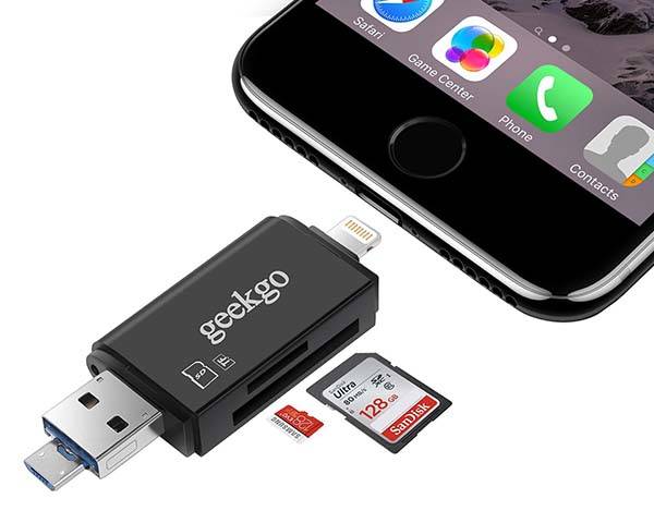 The Memory Card Reader Supports Smartphones, Tablets and Computers