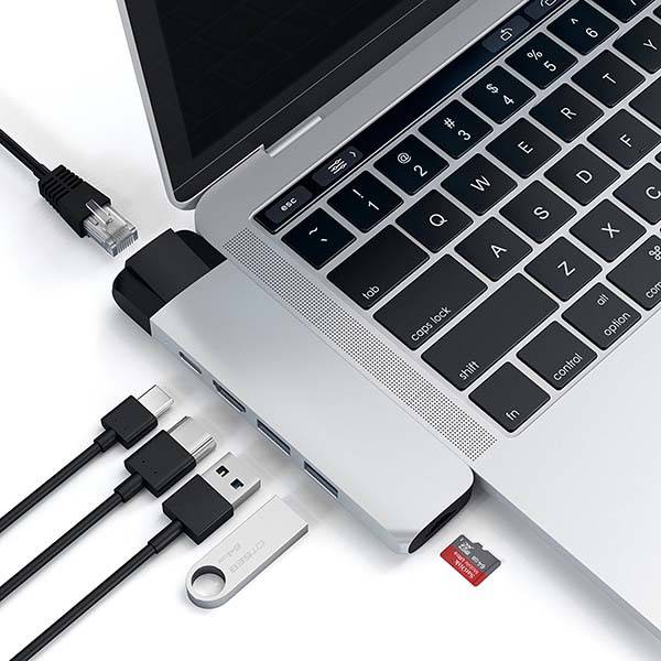 Satechi Aluminum USB-C Hub Pro with Ethernet