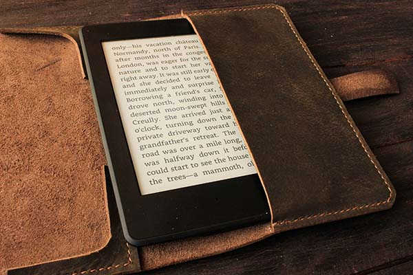 The Handmade Kindle Leather Case