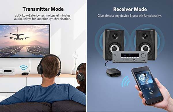 Anker Soundsync A3341 2 In 1 Bluetooth Transmitter And Receiver Gadgetsin Anker Soundsync A3341 2 In 1 Bluetooth Transmitter And Receiver Gadgetsin