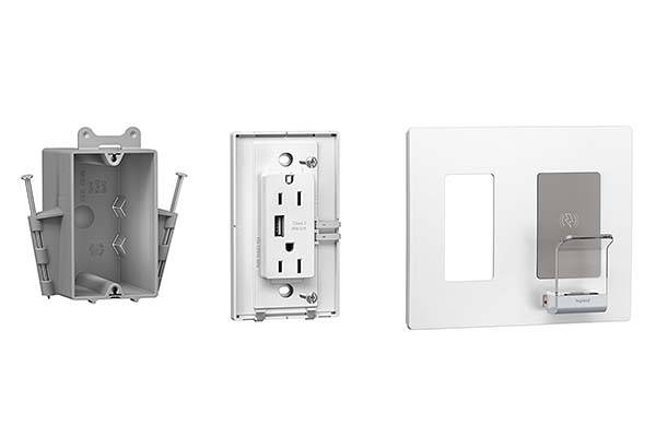 Legrand Radiant Wall Outlet Plate with USB and Wireless Charger