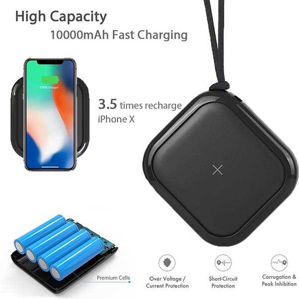 MiPow Qi-Enabled Portable Wireless Charger