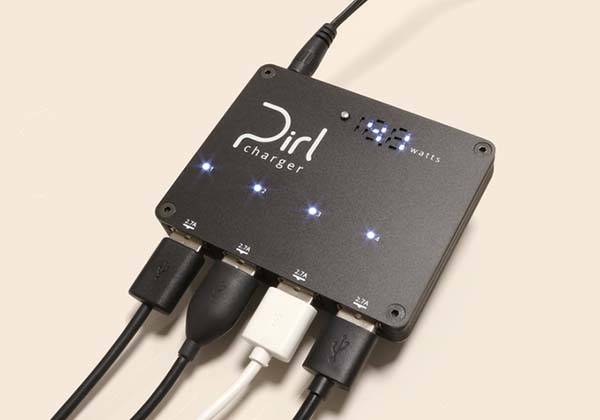 Pirl Powerful 4 Port Portable USB Charger