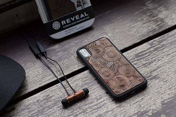 Reveal Real Wood iPhone X Case