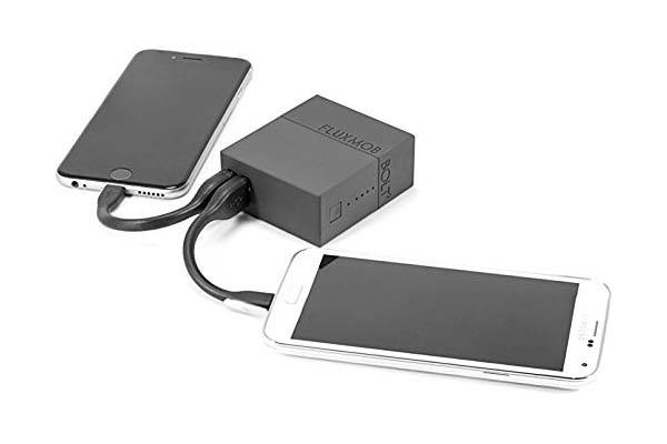 Fluxmob Bolt2 USB Wall Charger Doubles as Portable Power Bank