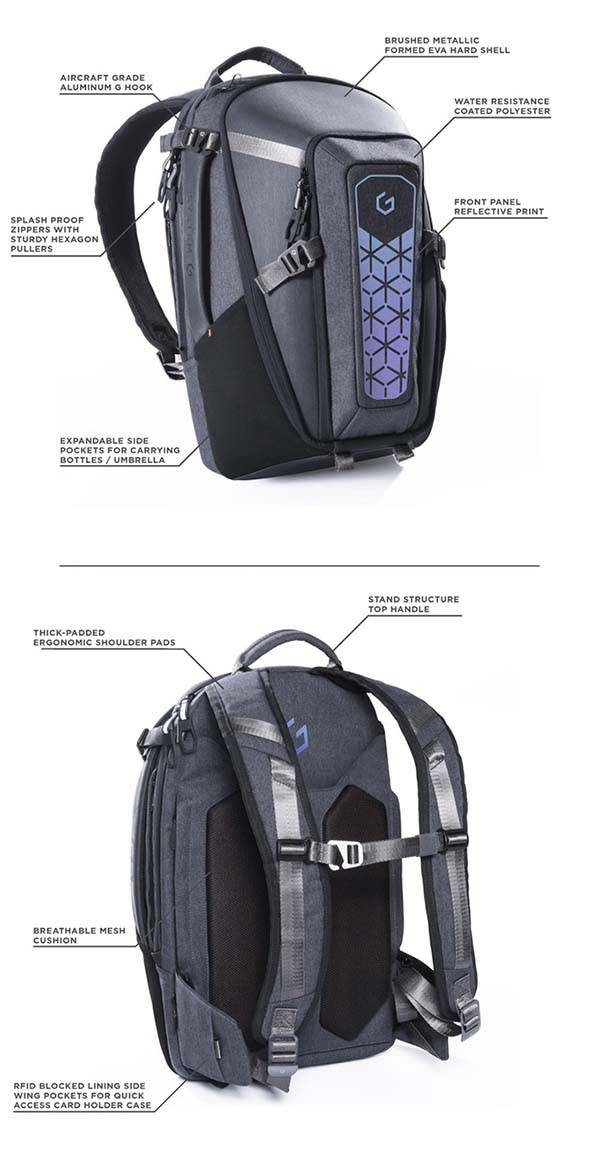 SystemG Gaming+ Backpack Fits for Everyone