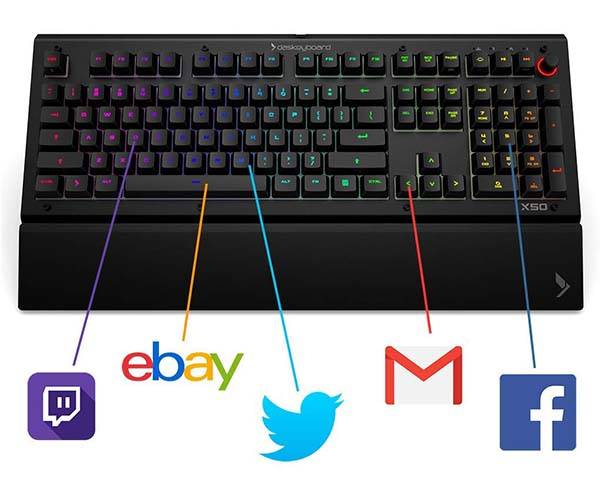 Das X50Q RGB Smart Mechanical Gaming Keyboard