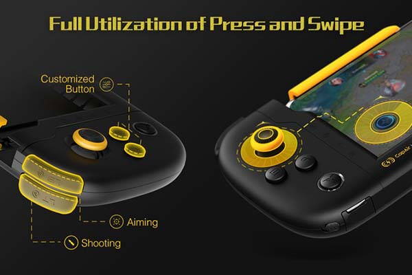 Flydigi Wasp One-Hand iPhone Gamepad Compatible with Fortnite and PUBG