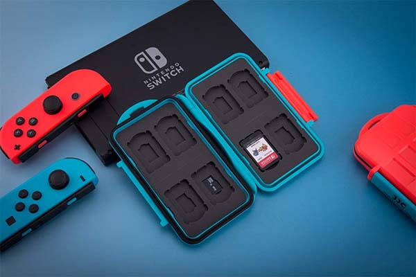 JJC 8+8 Water-Resistant Nintendo Switch Game Card Case