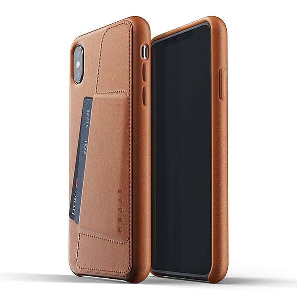 Mujjo iPhone XS Max Leather Case with Rear Card Slot