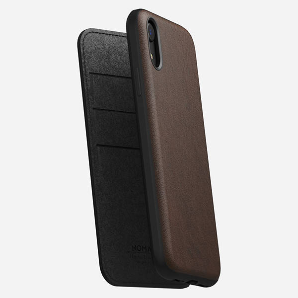 Nomad Rugged Folio iPhone XR Leather Case