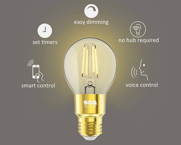Sealight Smart WiFi LED Bulb Supports Amazon Alexa and Google Assistant