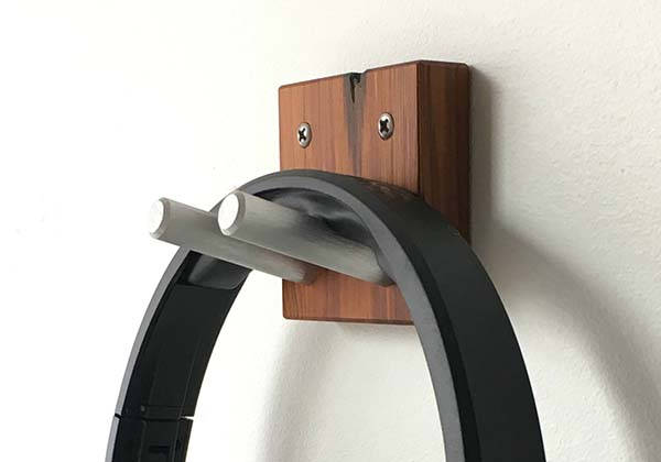 The Handmade Wooden Headphone Wall Hook